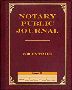 Notary Public Journal SF